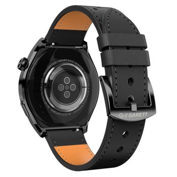 Smartwatch męski Garett V12 czarny skórzany.jpg